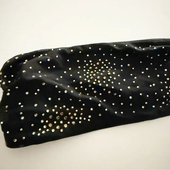 NEW Beach Riot Kelsey Black Rhinestone Bikini Top Size XS - Picture 5 of 7